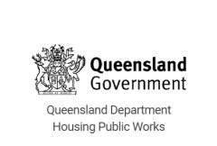 Queensland Department Housing Public Works logo