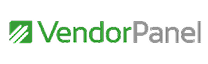 VendorPanel logo with a green square containing three white diagonal lines, followed by the text “VendorPanel”—“Vendor” in green and “Panel” in gray—on a light background.