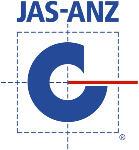 JAS-ANZ accreditation symbol