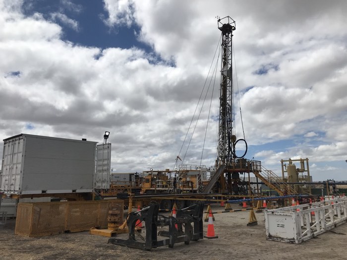 Drilling rig and support compound